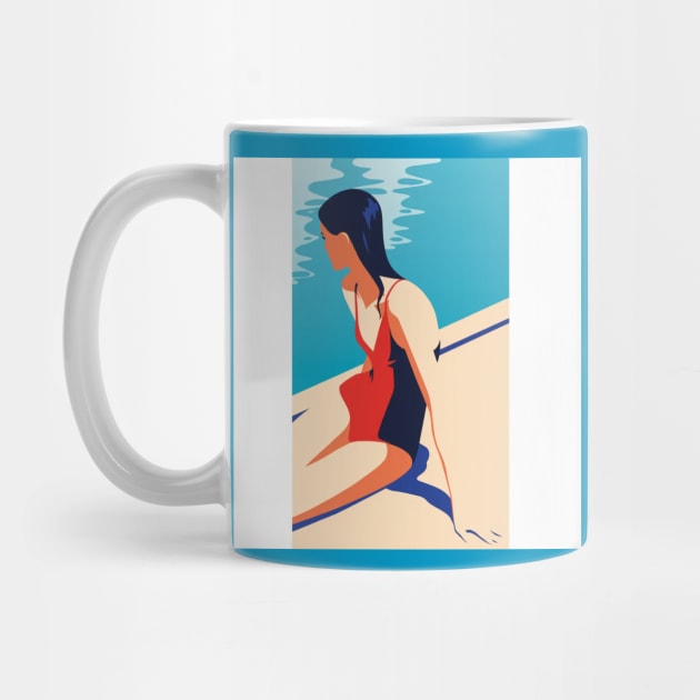 Swimming Time by Bahar's Illustrations